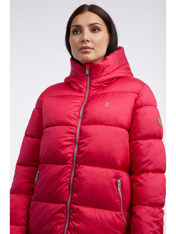 Sam 73 Temno roza ženski zimski prešiti plašč SAM 73 Hedvika