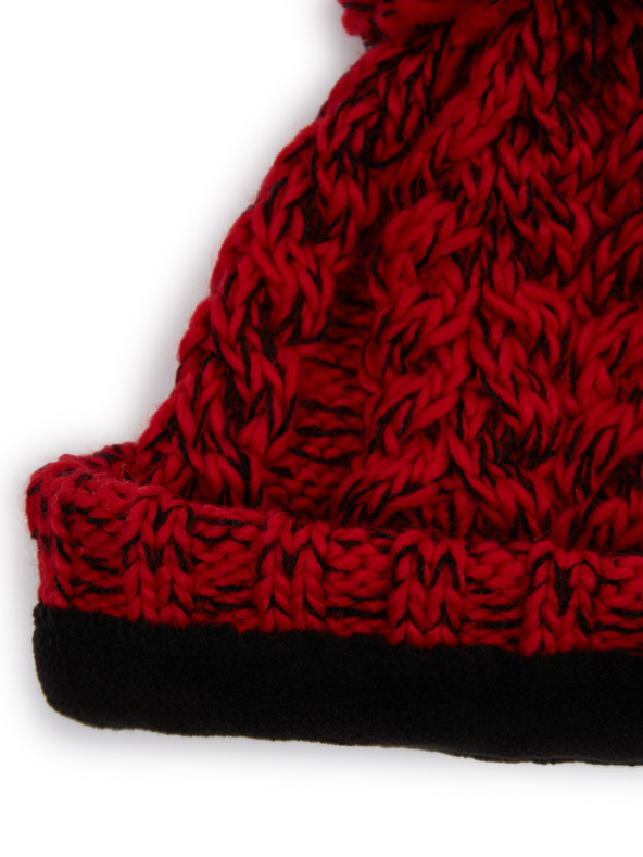 Sam 73 Rdeča in črna ženska kapa SAM 73