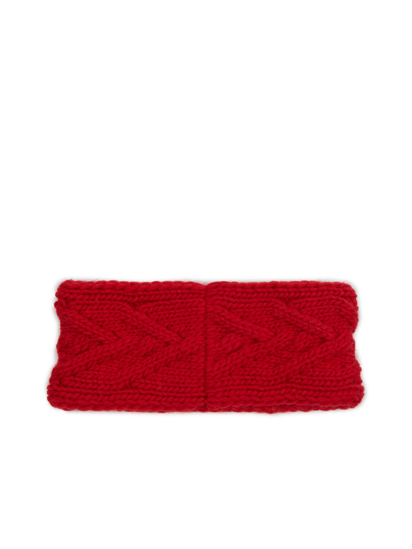 Sam 73 Rdeča ženska pletena naglavna ruta SAM 73