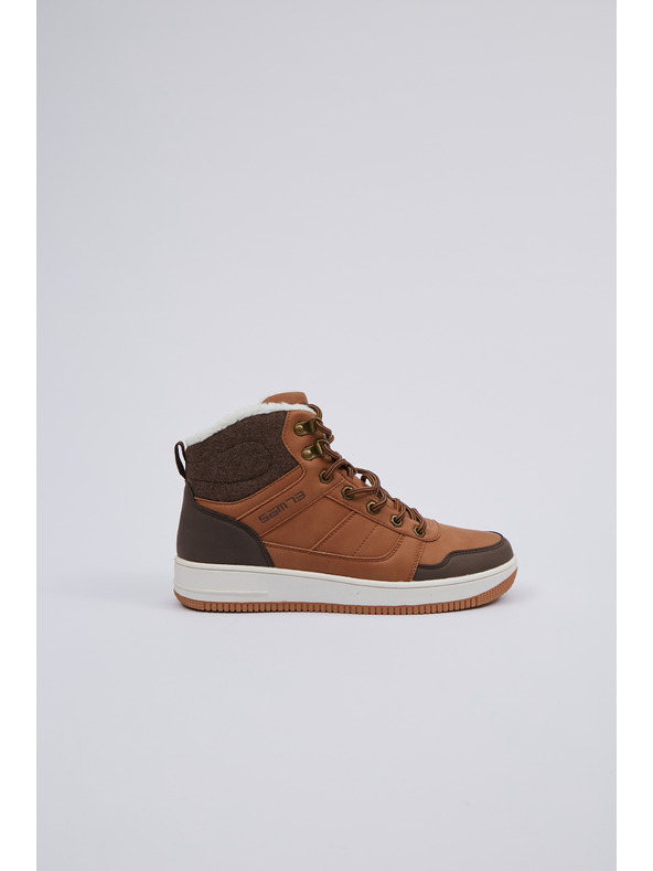 Sam 73 Rjavi moški zimski gležnjarji SAM 73