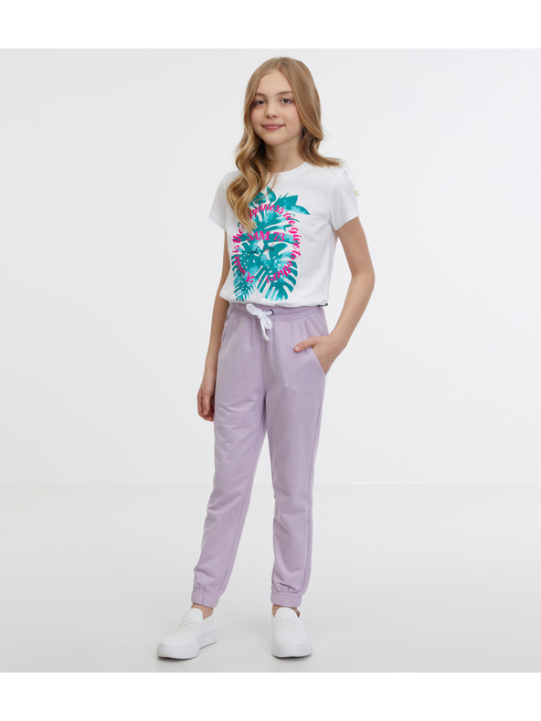 Sam 73 Svetlo vijolične dekliške trenirke SAM 73 Sula