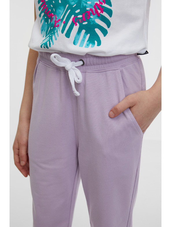 Sam 73 Svetlo vijolične dekliške trenirke SAM 73 Sula