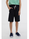 Sam 73 Črne fantovske kratke hlače SAM 73 Falko