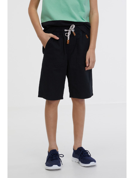 Sam 73 Črne fantovske kratke hlače SAM 73 Falko