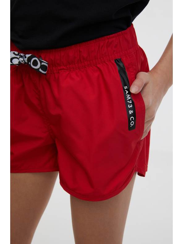 Sam 73 Rdeče dekliške kratke hlače SAM 73 Winnie
