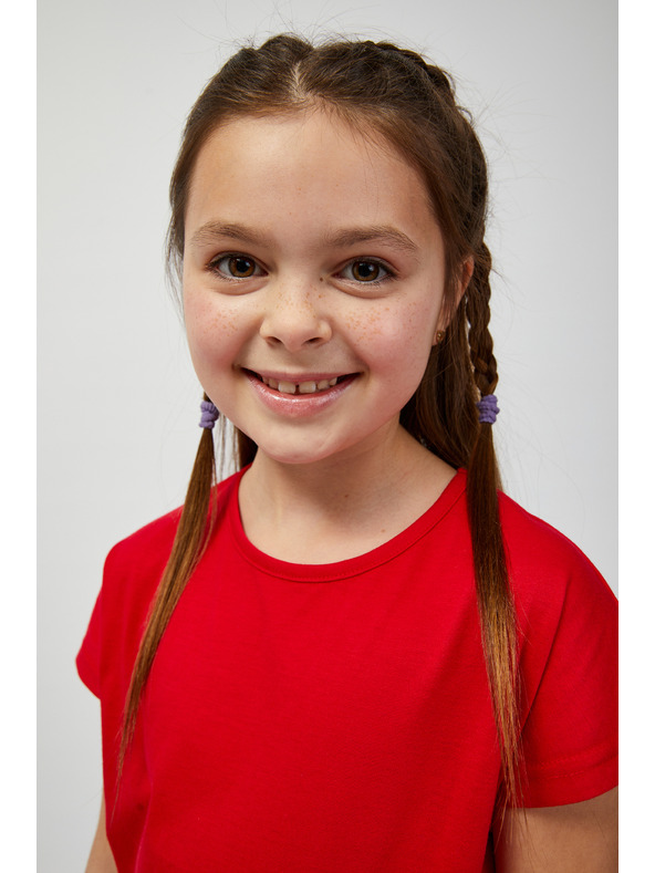 Sam 73 Rdeča dekliška obleka SAM 73 Lawrence