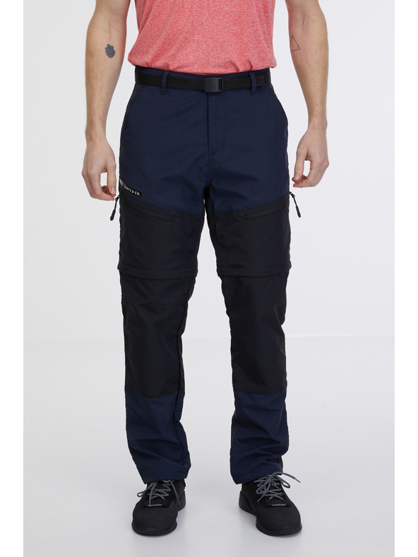 Sam 73 Temno modre moške hlače s snemljivimi nogavicami SAM 73 Caleb