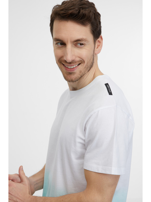 Sam 73 Modro-bela moška majica SAM 73 Vito