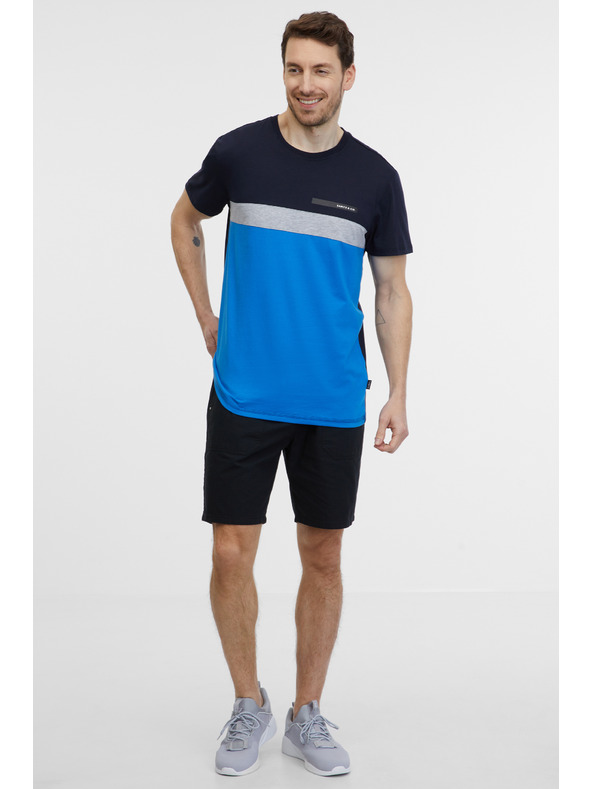 Sam 73 Modro-črna moška majica SAM 73 Ernesto