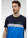 Sam 73 Modro-črna moška majica SAM 73 Ernesto