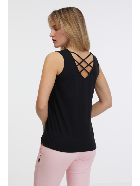 Sam 73 Črna ženska majica SAM 73 Carla