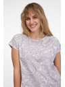 Sam 73 Svetlo vijolična ženska majica z vzorcem SAM 73 Margarita
