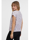 Sam 73 Svetlo vijolična ženska majica z vzorcem SAM 73 Margarita