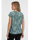 Sam 73 Zelena ženska majica z vzorcem SAM 73 Margarita