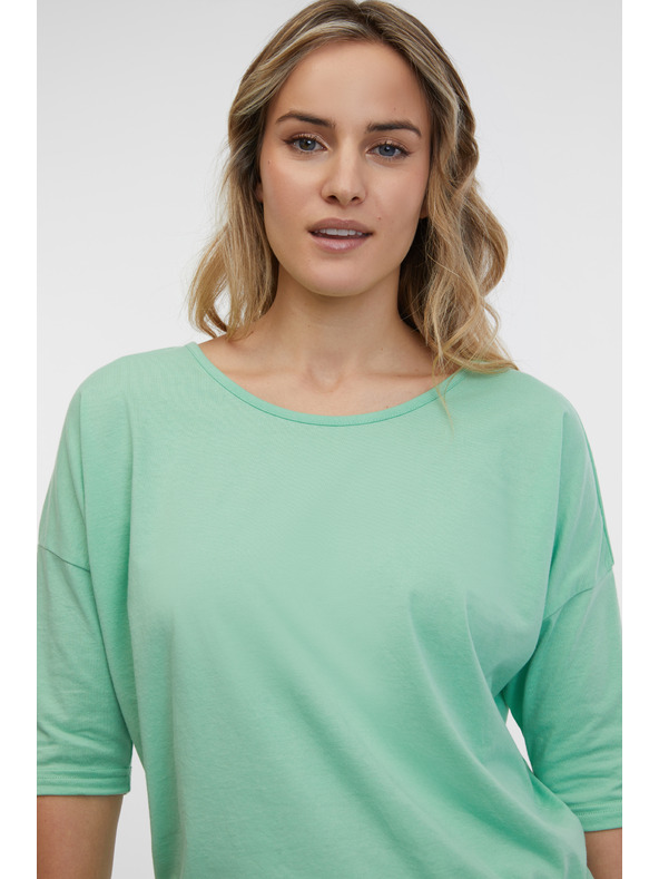 Sam 73 Svetlo zelena ženska majica SAM 73 Carlota