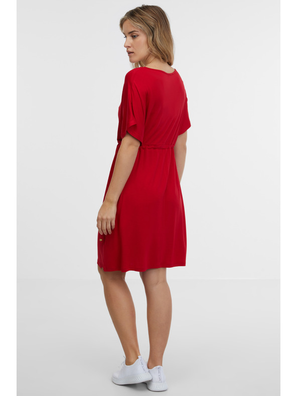 Sam 73 Rdeča ženska obleka SAM 73 Leandra