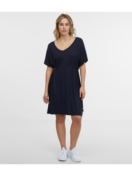 Sam 73 Temno modra ženska obleka SAM 73 Leandra