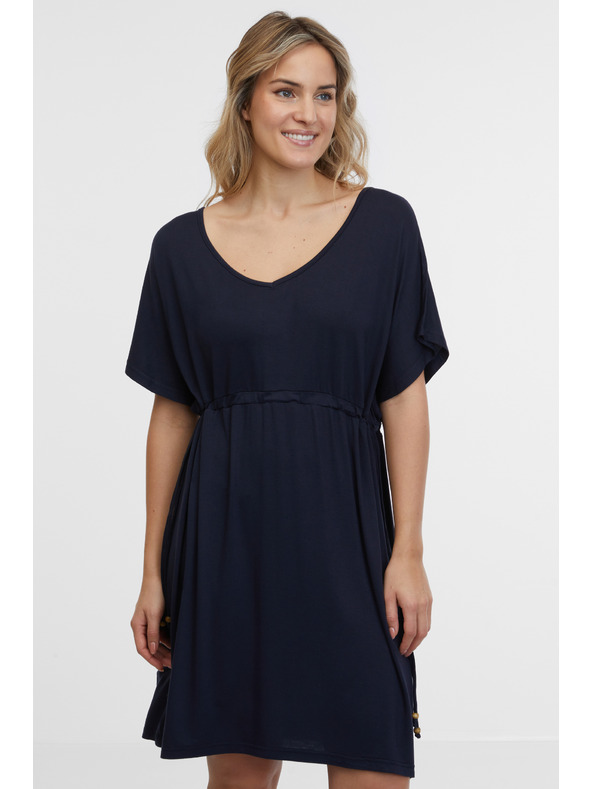 Sam 73 Temno modra ženska obleka SAM 73 Leandra