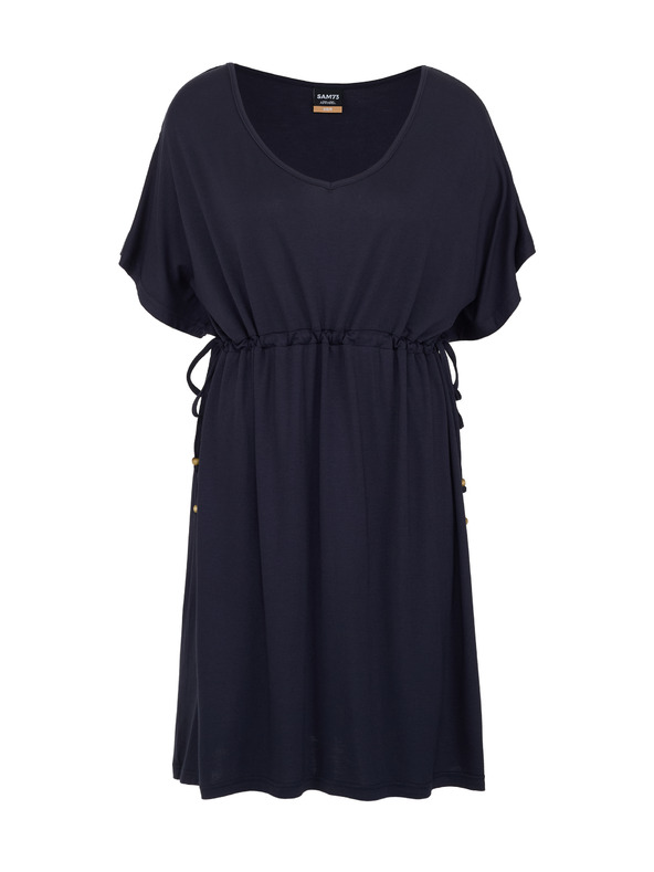 Sam 73 Temno modra ženska obleka SAM 73 Leandra