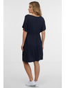 Sam 73 Temno modra ženska obleka SAM 73 Leandra