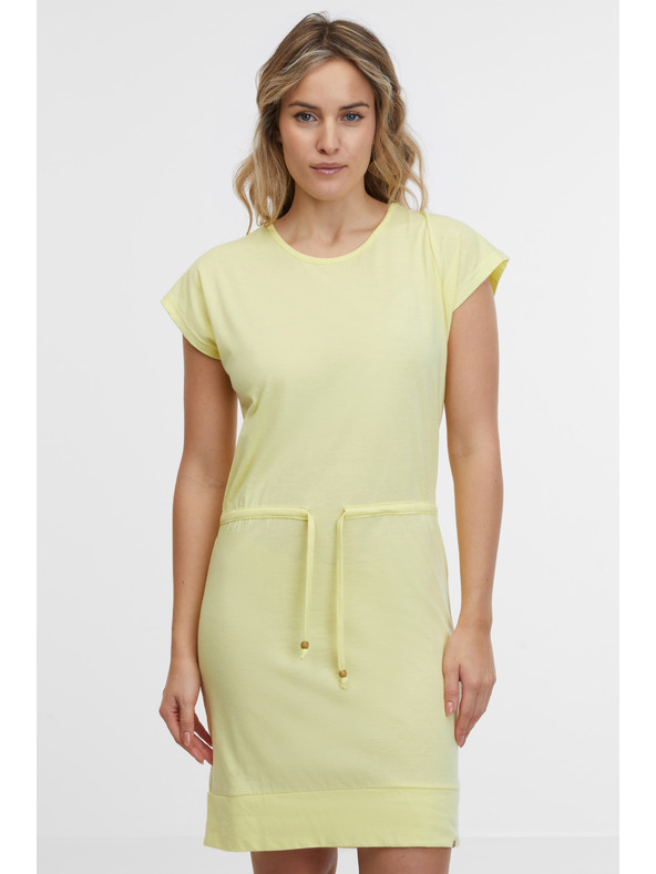 Sam 73 Svetlo rumena ženska obleka SAM 73 Esperanza