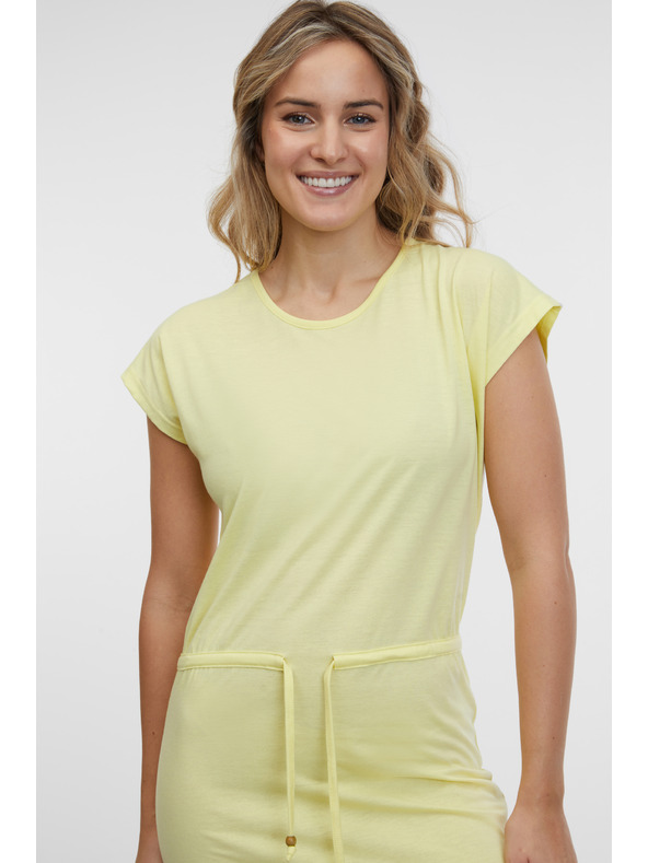 Sam 73 Svetlo rumena ženska obleka SAM 73 Esperanza