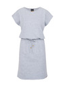 Sam 73 Svetlo siva črtasta ženska obleka SAM 73 Esperanza