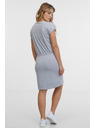 Sam 73 Svetlo siva črtasta ženska obleka SAM 73 Esperanza
