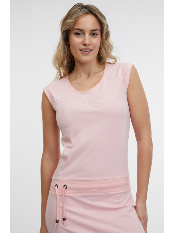 Sam 73 Svetlo roza ženska obleka SAM 73 Perla