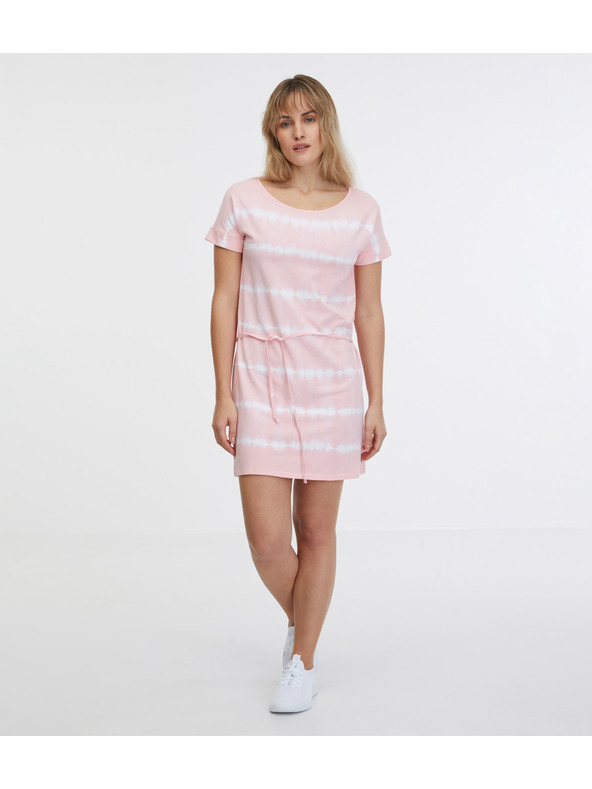 Sam 73 Svetlo rožnata ženska obleka SAM 73 Raquel