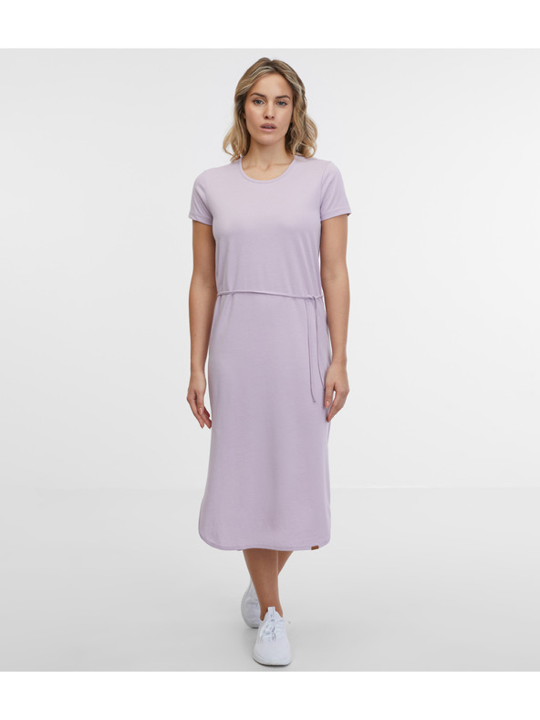Sam 73 Svetlo vijolična ženska midi obleka SAM 73 Estela