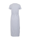 Sam 73 Svetlo siva črtasta ženska midi obleka SAM 73 Estela