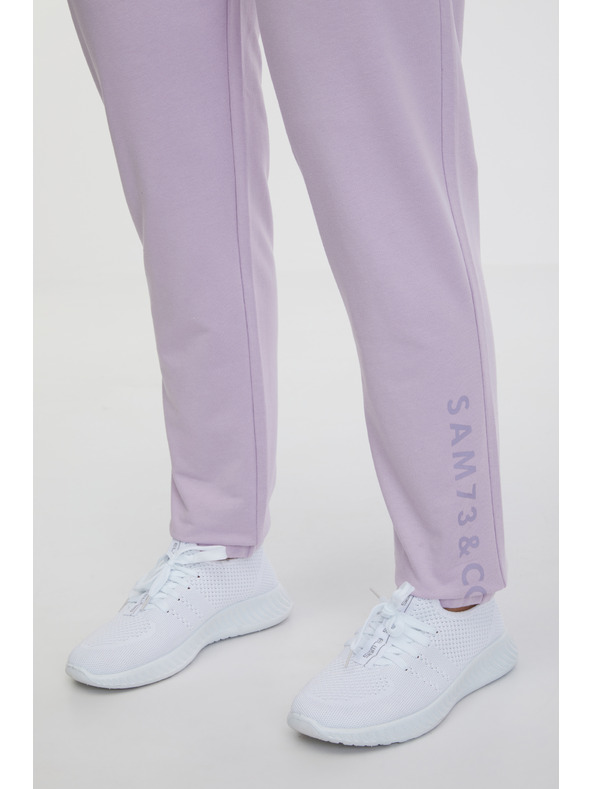Sam 73 Svetlo vijolične ženske trenirke SAM 73 Magdalena