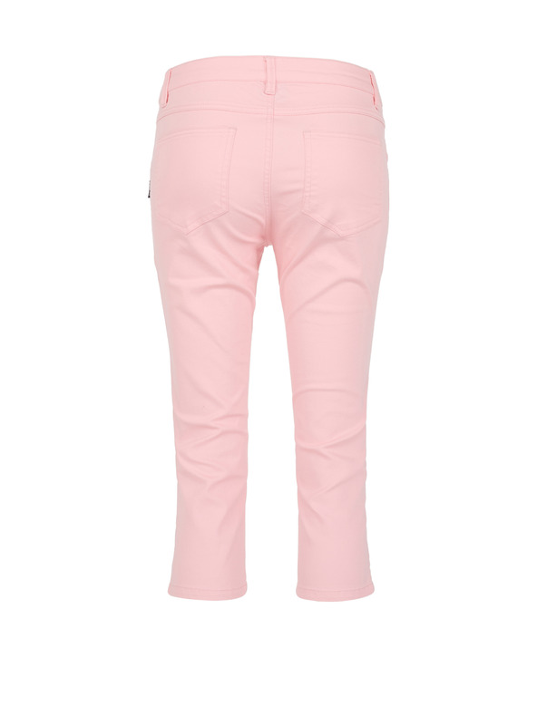 Sam 73 Svetlo roza ženske tričetrtinske kavbojke ozkega kroja SAM 73 Amara