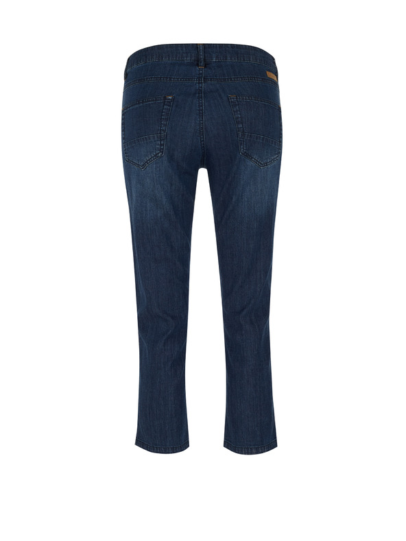 Sam 73 Temno modre ženske tričetrtinske ravne kavbojke SAM 73 Antonella