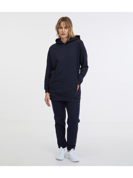 Sam 73 Temno modra ženska podaljšana jopa s kapuco SAM 73 Lola