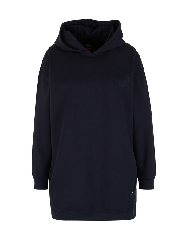 Sam 73 Temno modra ženska podaljšana jopa s kapuco SAM 73 Lola