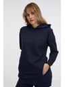 Sam 73 Temno modra ženska podaljšana jopa s kapuco SAM 73 Lola