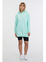 Sam 73 Turkizna ženska podaljšana jopa s kapuco SAM 73 Lola
