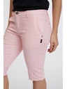 Sam 73 Svetlo roza ženske kapri hlače SAM 73 Ariel