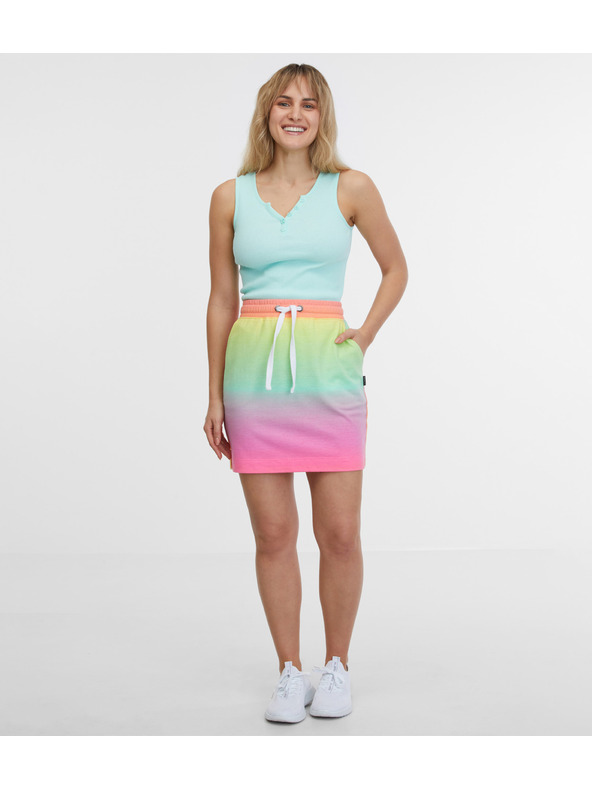 Sam 73 Zeleno-rožnato žensko krilo SAM 73 Hermosa