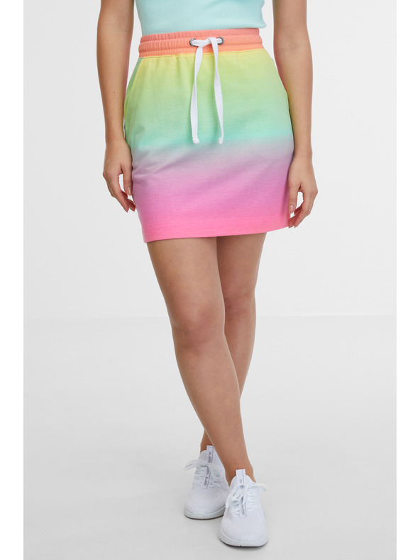 Sam 73 Zeleno-rožnato žensko krilo SAM 73 Hermosa