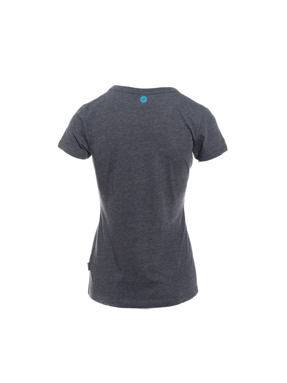 Sam 73 Temno modra ženska majica s potiskom SAM 73