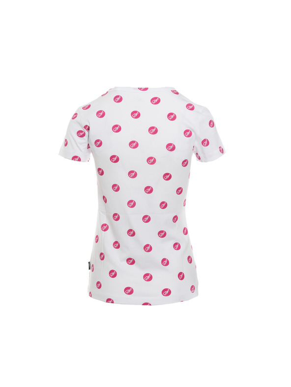 Sam 73 Bela ženska majica s potiskom SAM 73