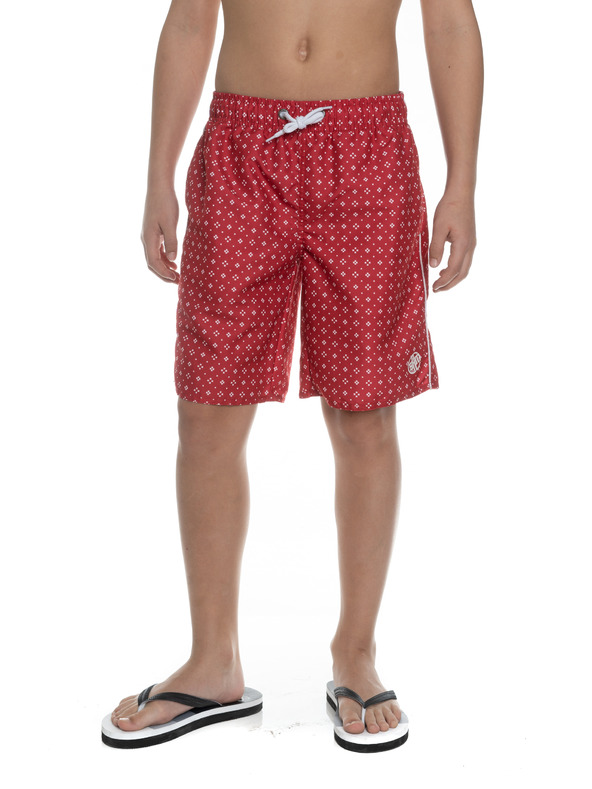 Sam 73 Rdeče fantovske vzorčaste kopalke SAM 73