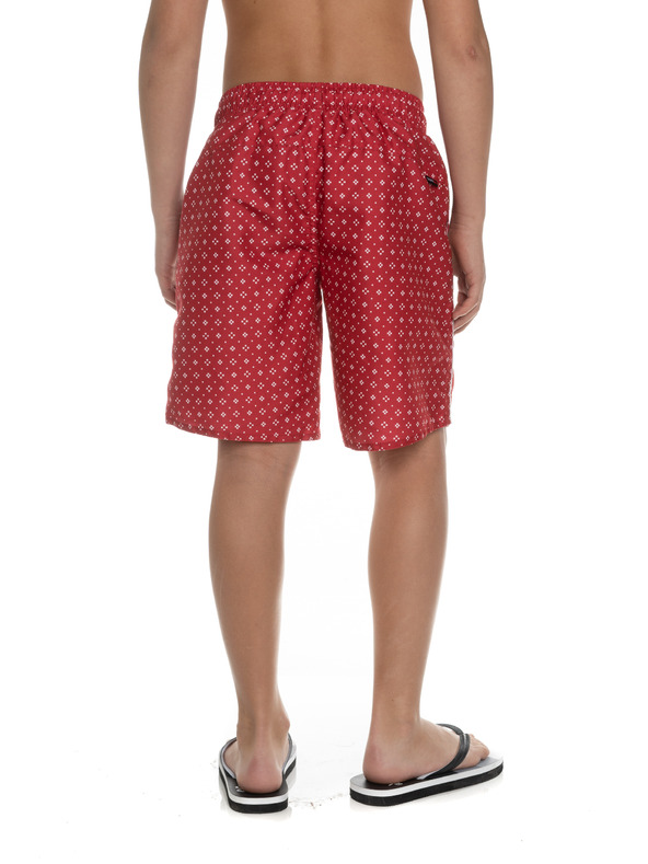 Sam 73 Rdeče fantovske vzorčaste kopalke SAM 73