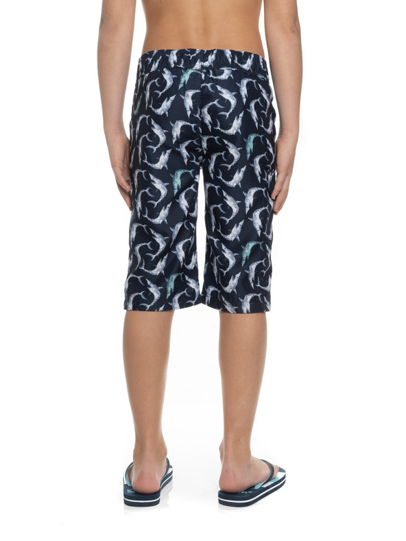 Sam 73 Temno modre fantovske vzorčaste kopalke SAM 73