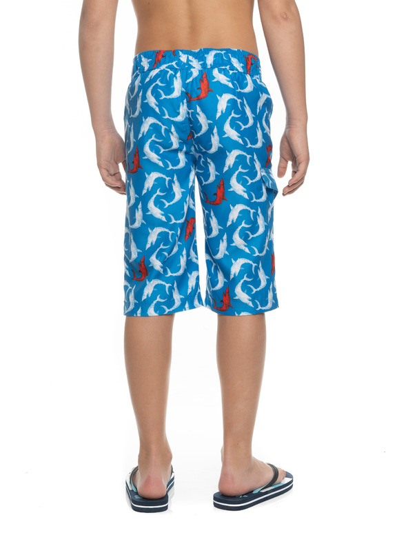 Sam 73 Modre fantovske vzorčaste kopalke SAM 73