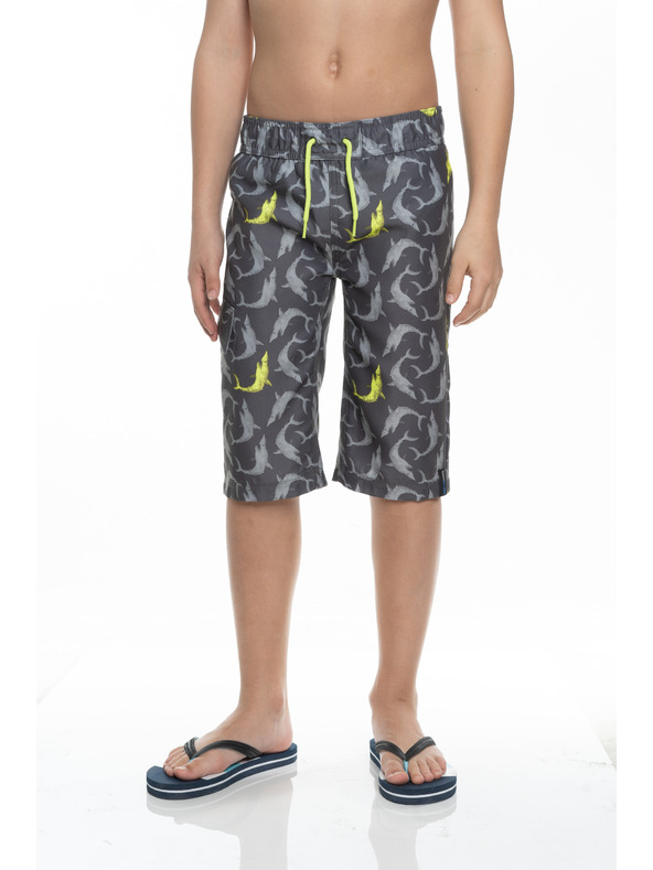 Sam 73 Sive deške vzorčaste kopalke SAM 73