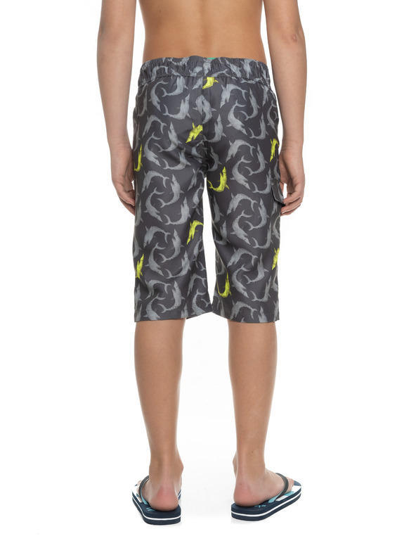 Sam 73 Sive deške vzorčaste kopalke SAM 73